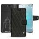 가죽 커버 Sony Xperia XZ2 Premium - Negre poudro - Couture