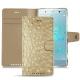 Custodia in pelle Sony Xperia XZ2 Premium - Autruche desert