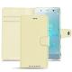 Custodia in pelle Sony Xperia XZ2 Premium - Beige PU