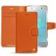 Sony Xperia XZ2 Premium leather case - Orange vibrant