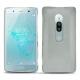 Lederschutzhülle Sony Xperia XZ2 Premium - Gris ( Nappa - Pantone W428C ) 