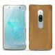Capa em pele Sony Xperia XZ2 Premium - Sable vintage ( Roughtcut - Gaucho#57254 ) 