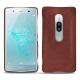 가죽 커버 Sony Xperia XZ2 Premium - Passion vintage ( Glutton - Red ) 