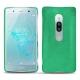 Lederschutzhülle Sony Xperia XZ2 Premium - Menthe vintage ( Pantone 562C ) 