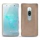Sony Xperia XZ2 Premium leather cover - Taupe vintage ( Pantone 7530C ) 