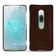 Sony Xperia XZ2 Premium leather cover - Châtaigne ( Pantone 476C ) 