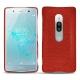 가죽 커버 Sony Xperia XZ2 Premium - Papaye ( Pantone 180C ) 