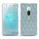 Sony Xperia XZ2 Premium leather cover - Bleu ciel - Couture ( Nappa - Pantone 277C ) 