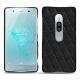 Funda de piel Sony Xperia XZ2 Premium - Ebène - Couture ( Sleek P C12 - Black ) 