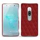 가죽 커버 Sony Xperia XZ2 Premium - Tomate - Couture ( Pantone 187C ) 