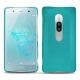 Lederschutzhülle Sony Xperia XZ2 Premium - Bleu fluo