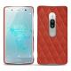 Custodia in pelle Sony Xperia XZ2 Premium - Arange clouquié - Couture