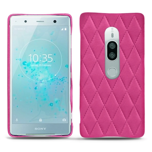 Funda de piel Sony Xperia XZ2 PremiumRose BB - Couture ( Pantone #DB599F )