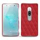 가죽 커버 Sony Xperia XZ2 Premium - Rouge troupelenc - Couture