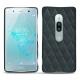 Funda de piel Sony Xperia XZ2 Premium - Blu marino - Couture