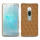 Lederschutzhülle Sony Xperia XZ2 Premium - Castan esparciate - Couture