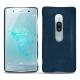Custodia in pelle Sony Xperia XZ2 Premium - Blu mediterran