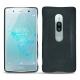 Sony Xperia XZ2 Premium leather cover - Blu marino