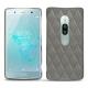 Custodia in pelle Sony Xperia XZ2 Premium - Acier vintage - Couture