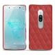 Custodia in pelle Sony Xperia XZ2 Premium - Cerise vintage - Couture
