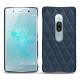 Custodia in pelle Sony Xperia XZ2 Premium - Jean vintage - Couture