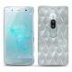 Funda de piel Sony Xperia XZ2 Premium - Platinium - Couture