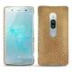 Coque cuir Sony Xperia XZ2 Premium - Serpent sabbia