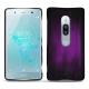 Custodia in pelle Sony Xperia XZ2 Premium - Violet Patine
