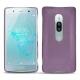 Sony Xperia XZ2 Premium leather cover - Lilas PU