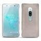 Lederschutzhülle Sony Xperia XZ2 Premium - Taupe innocent