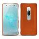Capa em pele Sony Xperia XZ2 Premium - Orange vibrant