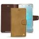 Housse cuir Sony Xperia XZ2 Premium - Sable vintage ( Roughtcut - Gaucho#57254 ) 