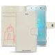 Funda de piel Sony Xperia XZ2 Premium - Blanc escumo
