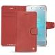 Custodia in pelle Sony Xperia XZ2 Premium - Cerise vintage ( Pantone 185C ) 