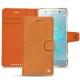 Capa em pele Sony Xperia XZ2 Premium - Mandarine vintage ( Pantone 165C ) 