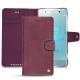 가죽 커버 Sony Xperia XZ2 Premium - Prune vintage ( Pantone 512C ) 