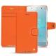 Lederschutzhülle Sony Xperia XZ2 Premium - Orange fluo