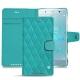 Lederschutzhülle Sony Xperia XZ2 Premium - Bleu fluo - Couture