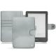 Lederschutzhülle Kobo Clara HD - Platinium ( Pantone 877C ) 