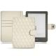 Kobo Clara HD leather case - Blanc - Couture ( Bologna - White ) 