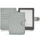 Capa em pele Kobo Clara HD - Gris - Couture ( Nappa - Pantone W428C ) 