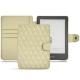 Capa em pele Kobo Clara HD - Beige - Couture ( Nappa - Pantone 7502C ) 