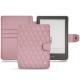 Housse cuir Kobo Clara HD - Rose - Couture ( Nappa - Pantone 2365C ) 