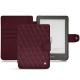 Lederschutzhülle Kobo Clara HD - Lie de vin - Couture ( Pantone 5115C ) 