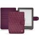 Housse cuir Kobo Clara HD - Prune vintage - Couture