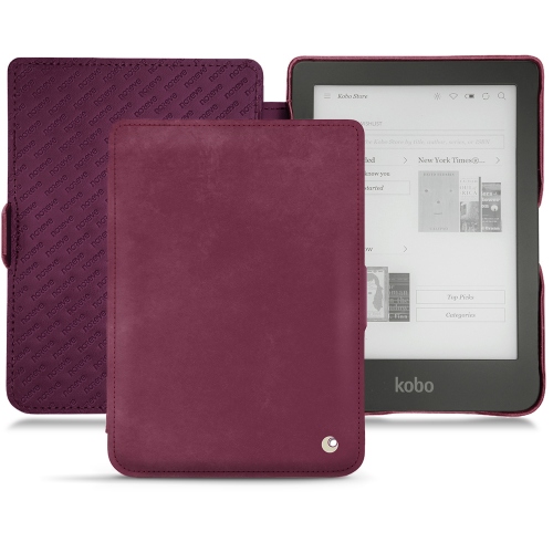 Lederschutzhülle Kobo Clara HDPrune vintage ( Pantone #612434 ) 