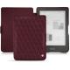 Custodia in pelle Kobo Clara HD - Lie de vin - Couture ( Pantone 5115C ) 