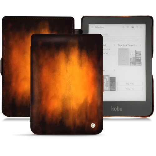 Funda de piel Kobo Clara HDFauve Patine