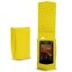 Cowon Plenue V leather case - Jaune fluo