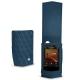 Cowon Plenue V leather case - Blu mediterran - Couture